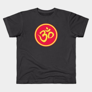 Spiritual Om Symbol Sacred Mantra Kids T-Shirt